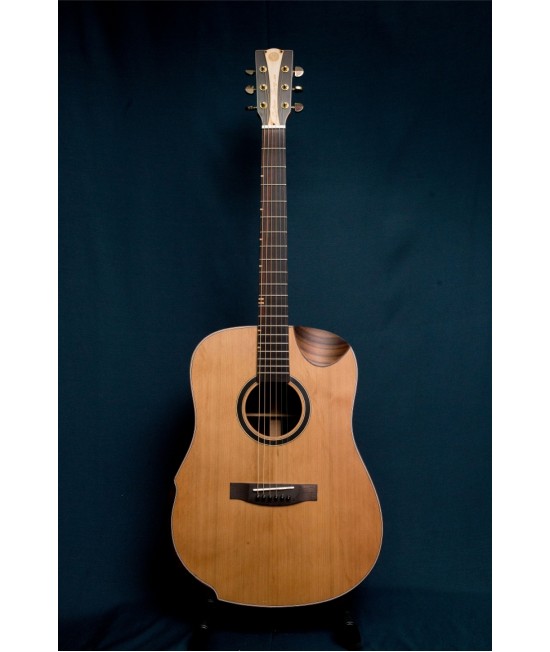 CALVIN SANG CS-7B 半缺角手工單板木結他